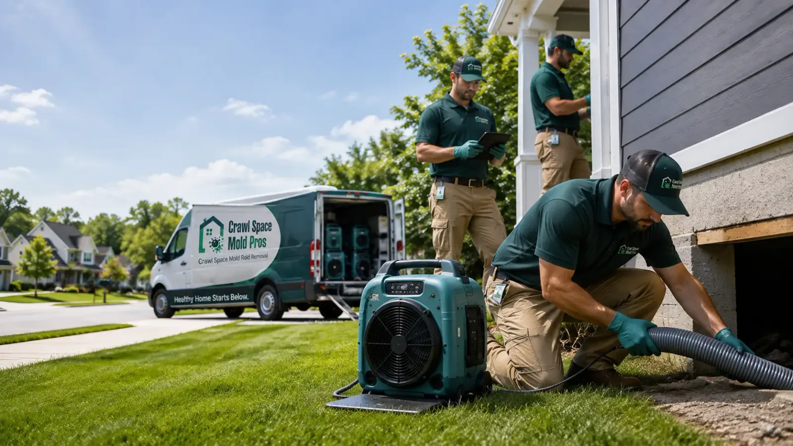 Crawl Space Mold Removal in Waldron, MI